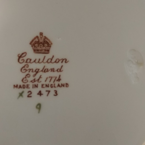 Royal Cauldon England Vintage 1950's Flower Series Plate #2473 - Picture 4 of 4